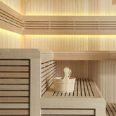 AWT Sauna B1115C Hemlock 180x180 9kW EOS BiO-Cubo